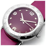 Buy Shop Marc Jacobs Amy Purple Dial Red Leather Strap Watch for Women - MBM1138 USA Online