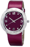 Buy Shop Marc Jacobs Amy Purple Dial Red Leather Strap Watch for Women - MBM1138 USA Online