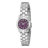 Buy Shop Marc Jacobs Amy Purple Dial Silver Steel Strap Watch for Women - MBM3228 USA Online