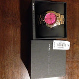 Buy Shop Marc Jacobs Amy Red Dial Silver Steel Strap Watch for Women - MBM3302 USA Online