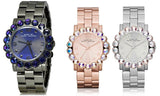 Buy Shop Marc Jacobs Amy Rose Gold Dial Rose Gold Steel Strap Watch for Women - MBM3223 USA Online