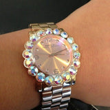 Buy Shop Marc Jacobs Amy Rose Gold Dial Rose Gold Steel Strap Watch for Women - MBM3223 USA Online