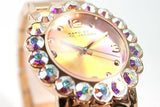 Buy Shop Marc Jacobs Amy Rose Gold Dial Rose Gold Steel Strap Watch for Women - MBM3223 USA Online