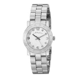 Buy Shop Marc Jacobs Amy Silver Dial Silver Steel Strap Watch for Women - MBM3181 USA Online