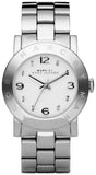 Buy Shop Marc Jacobs Amy Silver Dial Silver Steel Strap Watch for Women - MBM3181 USA Online