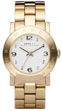 Buy Shop Marc Jacobs Amy White Dial Gold Steel Strap Watch for Women - MBM3056 USA Online