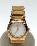 Buy Shop Marc Jacobs Amy White Dial Gold Steel Strap Watch for Women - MBM8519 USA Online