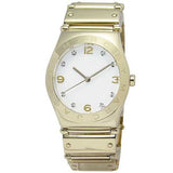 Buy Shop Marc Jacobs Amy White Dial Gold Steel Strap Watch for Women - MBM8519 USA Online