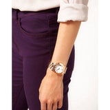 Buy Shop Marc Jacobs Amy White Dial Rose Gold Steel Strap Watch for Women - MBM3077 USA Online