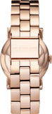 Buy Shop Marc Jacobs Amy White Dial Rose Gold Steel Strap Watch for Women - MBM3077 USA Online