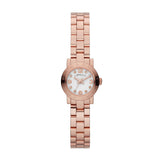 Buy Shop Marc Jacobs Amy White Dial Rose Gold Steel Strap Watch for Women - MBM3227 USA Online