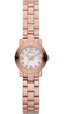 Buy Shop Marc Jacobs Amy White Dial Rose Gold Steel Strap Watch for Women - MBM3227 USA Online