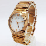 Buy Shop Marc Jacobs Amy White Dial Rose Gold Steel Strap Watch for Women - MBM8559 USA Online
