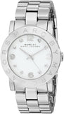 Buy Shop Marc Jacobs Amy White Dial Silver Steel Strap Watch for Women - MBM3054 USA Online