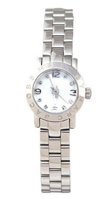 Buy Shop Marc Jacobs Amy White Dial Silver Steel Strap Watch for Women - MBM8611 USA Online