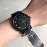 Buy Shop Marc Jacobs Baker Black Dial Black Steel Strap Watch for Women - MBM3425 USA Online