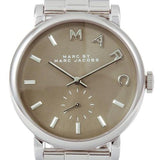 Buy Shop Marc Jacobs Baker Brown Dial Silver Steel Strap Watch For Women - MBM3329 USA Online