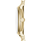 Buy Shop Marc Jacobs Baker Dexter Black Dial Gold Steel Strap Watch for Women - MBM3421 USA Online