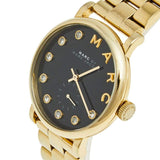 Buy Shop Marc Jacobs Baker Dexter Black Dial Gold Steel Strap Watch for Women - MBM3421 USA Online