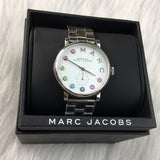 Buy Shop Marc Jacobs Baker Dexter White Dial Silver Steel Strap Watch for Women - MBM3423 USA Online