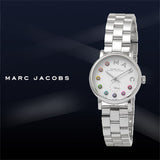 Buy Shop Marc Jacobs Baker Dexter White Dial Silver Steel Strap Watch for Women - MBM3423 USA Online