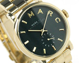 Buy Shop Marc Jacobs Baker Green Dial Gold Steel Strap Watch for Women - MBM3245 USA Online