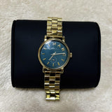 Buy Shop Marc Jacobs Baker Green Dial Gold Steel Strap Watch for Women - MBM3249 USA Online