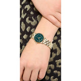 Buy Shop Marc Jacobs Baker Green Dial Gold Steel Strap Watch for Women - MBM3249 USA Online
