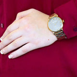 Buy Shop Marc Jacobs Baker Grey Dial Gold Steel Strap Watch for Women - MBM3281 USA Online