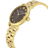 Buy Shop Marc Jacobs Baker Grey Dial Gold Steel Strap Watch for Women - MBM3281 USA Online