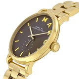 Buy Shop Marc Jacobs Baker Grey Dial Gold Steel Strap Watch for Women - MBM3281 USA Online