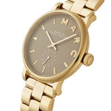 Buy Shop Marc Jacobs Baker Grey Dial Gold Steel Strap Watch for Women - MBM3281 USA Online