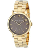 Buy Shop Marc Jacobs Baker Grey Dial Gold Steel Strap Watch for Women - MBM3281 USA Online