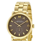 Buy Shop Marc Jacobs Baker Grey Dial Gold Steel Strap Watch for Women - MBM3281 USA Online