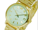 Buy Shop Marc Jacobs Baker Mint Green Dial Gold Steel Strap Watch for Women - MBM3284 USA Online