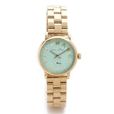 Buy Shop Marc Jacobs Baker Mint Green Dial Gold Steel Strap Watch for Women - MBM3284 USA Online