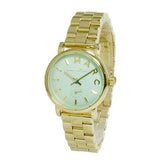 Buy Shop Marc Jacobs Baker Mint Green Dial Gold Steel Strap Watch for Women - MBM3284 USA Online