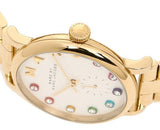 Buy Shop Marc Jacobs Baker White Dial Gold Steel Strap Watch for Women - MBM3440 USA Online