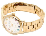 Buy Shop Marc Jacobs Baker White Dial Gold Steel Strap Watch for Women - MBM3440 USA Online