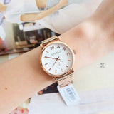 Buy Shop Marc Jacobs Baker White Dial Rose Gold Steel Strap Watch for Women - MBM3244 USA Online