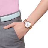 Buy Shop Marc Jacobs Baker White Dial Rose Gold Steel Strap Watch for Women - MBM3244 USA Online