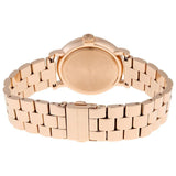 Buy Shop Marc Jacobs Baker White Dial Rose Gold Steel Strap Watch for Women - MBM3244 USA Online