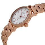 Buy Shop Marc Jacobs Baker White Dial Rose Gold Steel Strap Watch for Women - MBM3248 USA Online