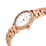 Buy Shop Marc Jacobs Baker White Dial Rose Gold Steel Strap Watch for Women - MBM3248 USA Online