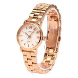Buy Shop Marc Jacobs Baker White Dial Rose Gold Steel Strap Watch for Women - MBM3248 USA Online