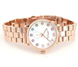 Buy Shop Marc Jacobs Baker White Dial Rose Gold Steel Strap Watch for Women - MBM3441 USA Online