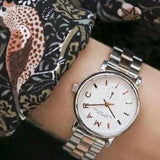 Buy Shop Marc Jacobs Baker White Dial Two Tone Steel Strap Watch for Women - MBM3312 USA Online