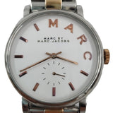Buy Shop Marc Jacobs Baker White Dial Two Tone Steel Strap Watch for Women - MBM3312 USA Online