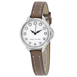 Buy Shop Marc Jacobs Betty White Dial Brown Leather Strap Watch for Women - MJ1480 USA Online