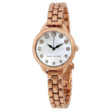 Buy Shop Marc Jacobs Betty Mother of Pearl White Dial Rose Gold Steel Strap Watch for Women - MJ3511 USA Online